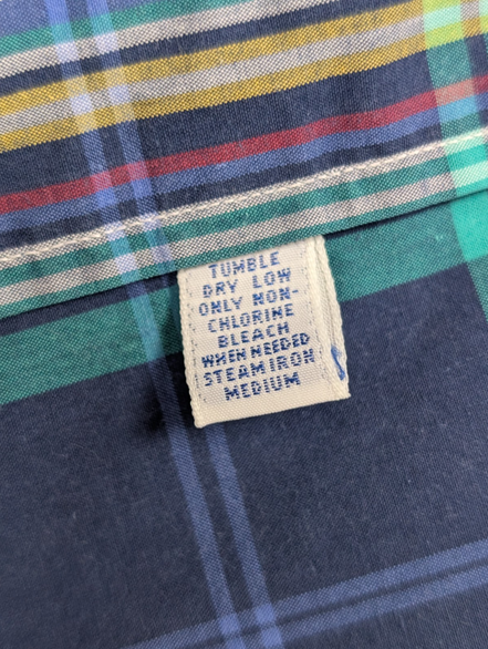 CHEMISE Ralph Lauren Homme M CLASSIC FIT Multicolore Carreaux Logo Jaune