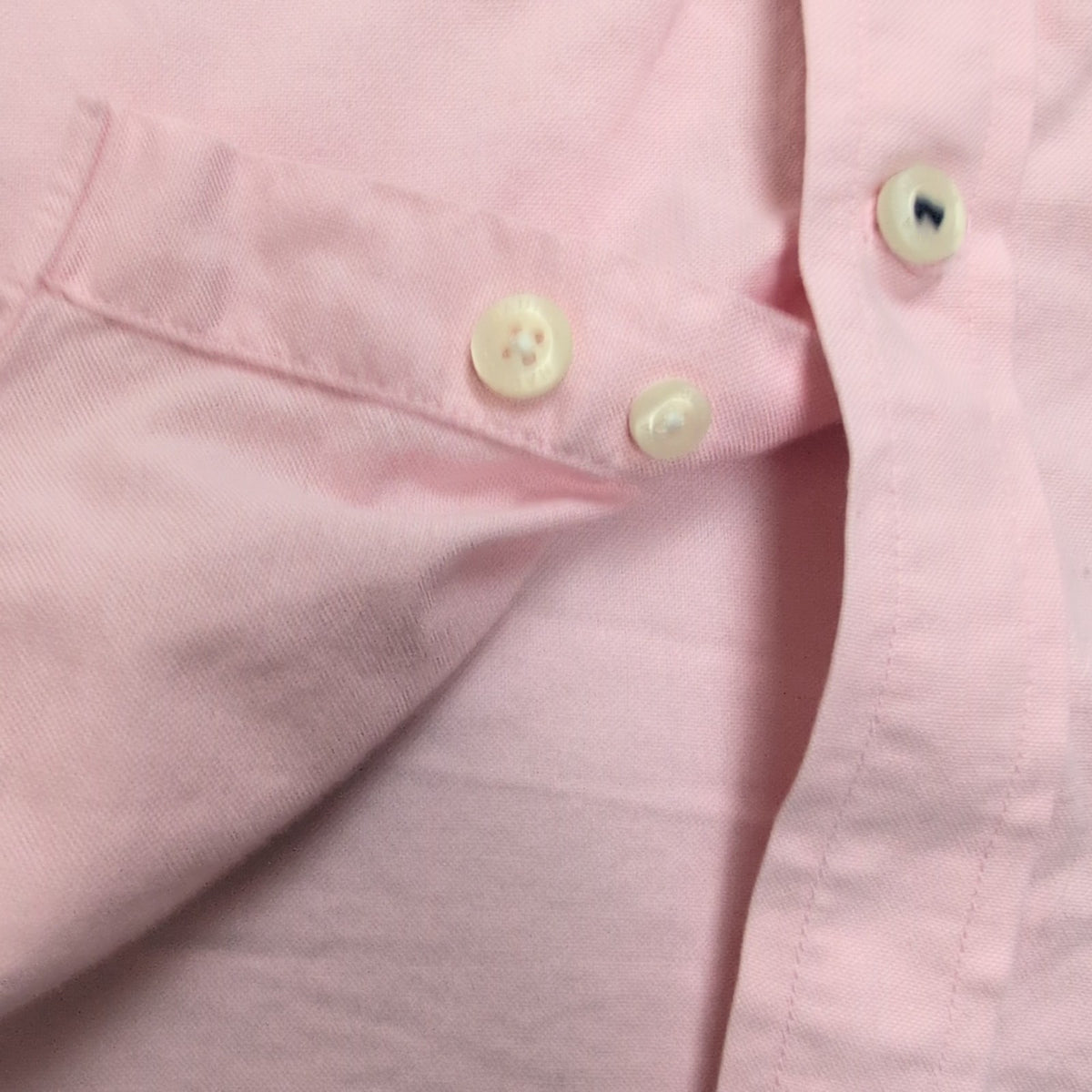 Chemise Nautica Classic Fit L Rose Pâle Stretch Logo Coton manches longues