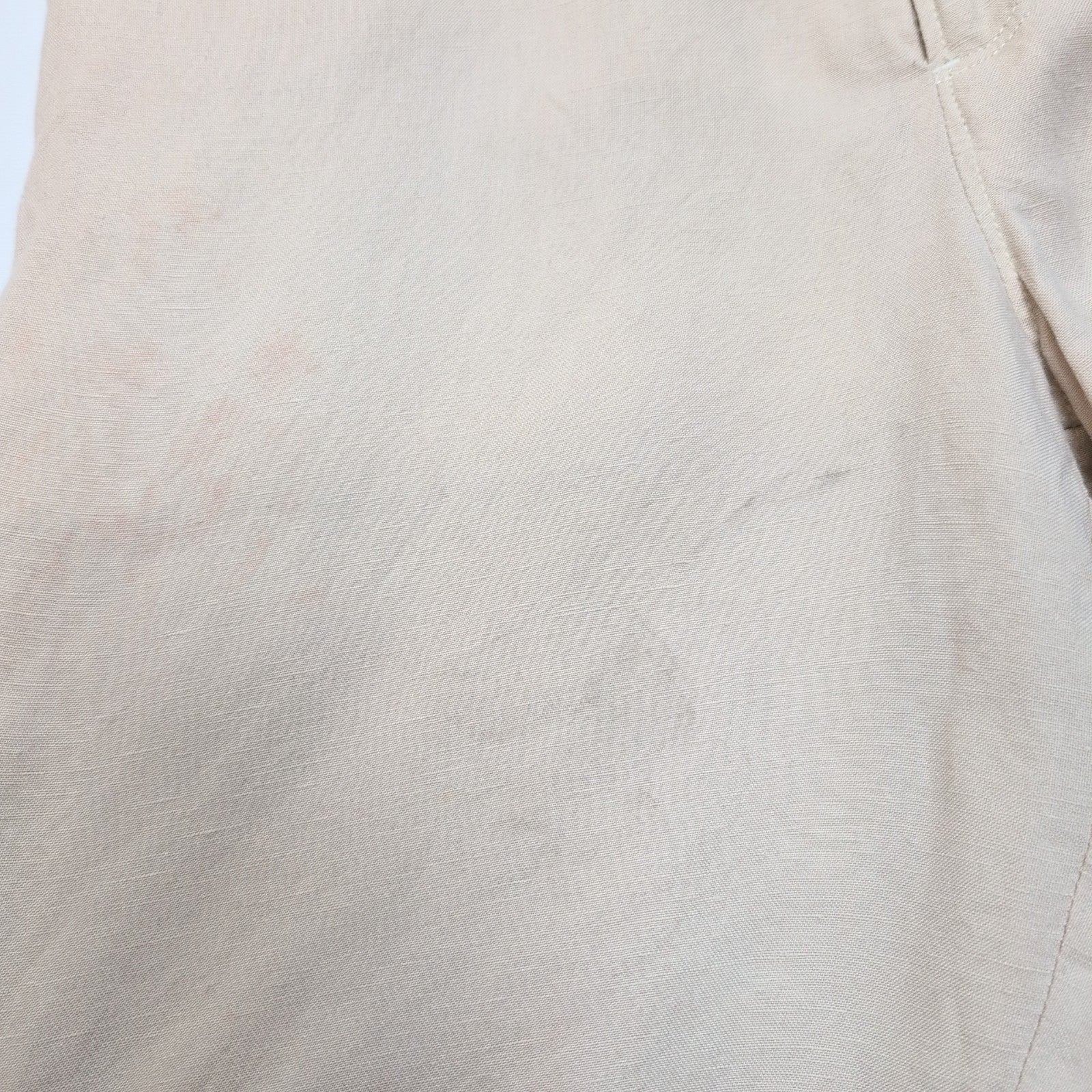 Short chino Alan Flusser crème lin/viscose W34