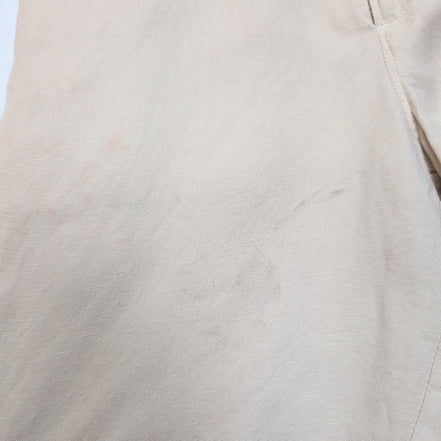 Short chino Alan Flusser crème lin/viscose W34