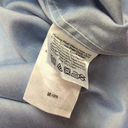 Chemise Eddie Bauer XL Bleu Uni 100% Coton Poche Manches Longues