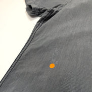 Chemise Tommy Hilfiger Manche Courte Gris Foncé Fines Rayures Taille M