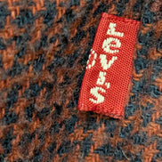 Chemise LEVI'S Relaxed Flanelle Très Épaisse Bordeaux Manches Longues 🔥 - T.L
