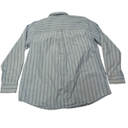 Chemise Chaps bleue à rayures taille L #46e