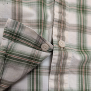 Chemise Patagonia S M Western Vert Carreaux Coton 2 Poches manches longues