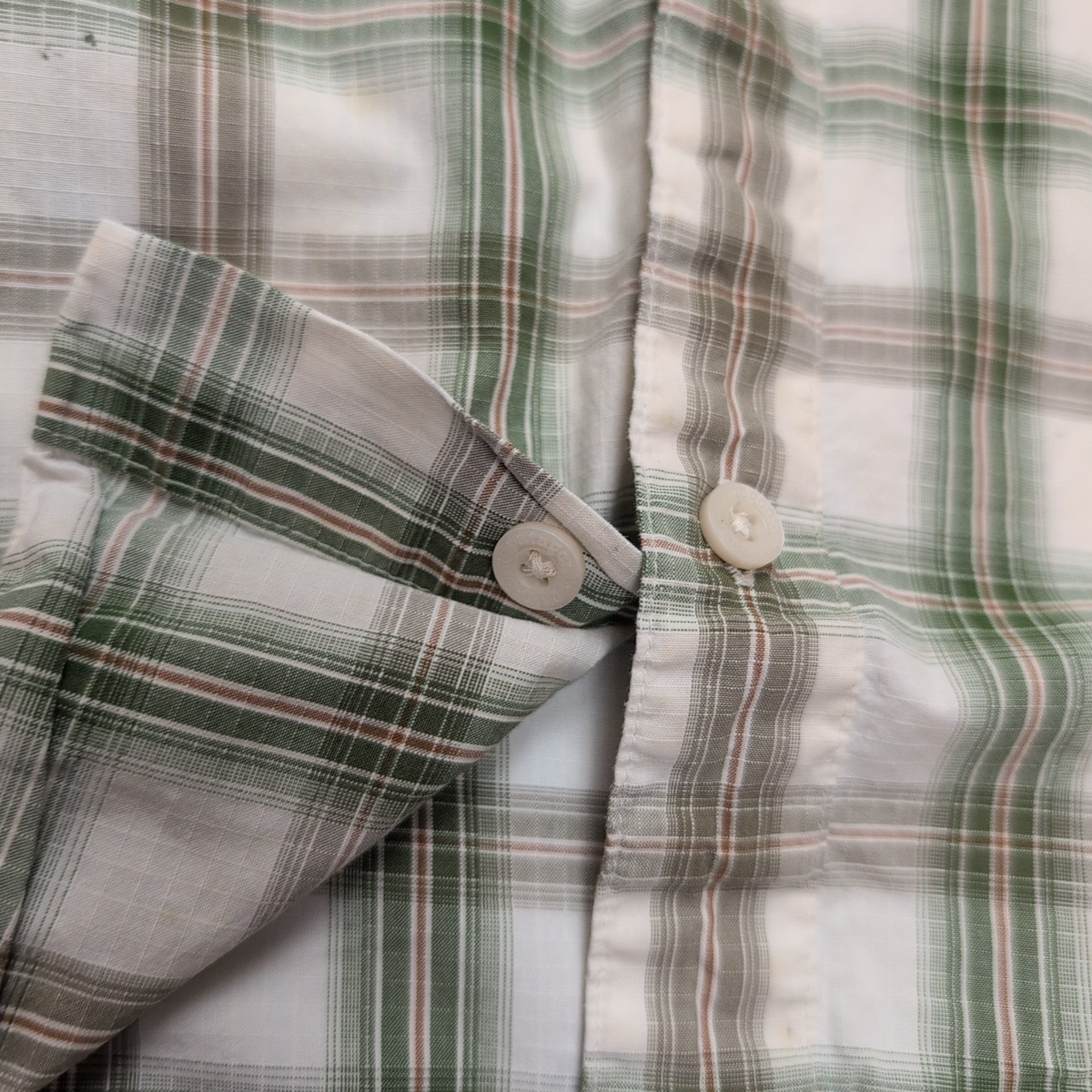 Chemise Patagonia S M Western Vert Carreaux Coton 2 Poches manches longues