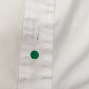 Chemise Manhattan Qiana Vintage Taille M/L Blanc Cassé Grand Col Pointe