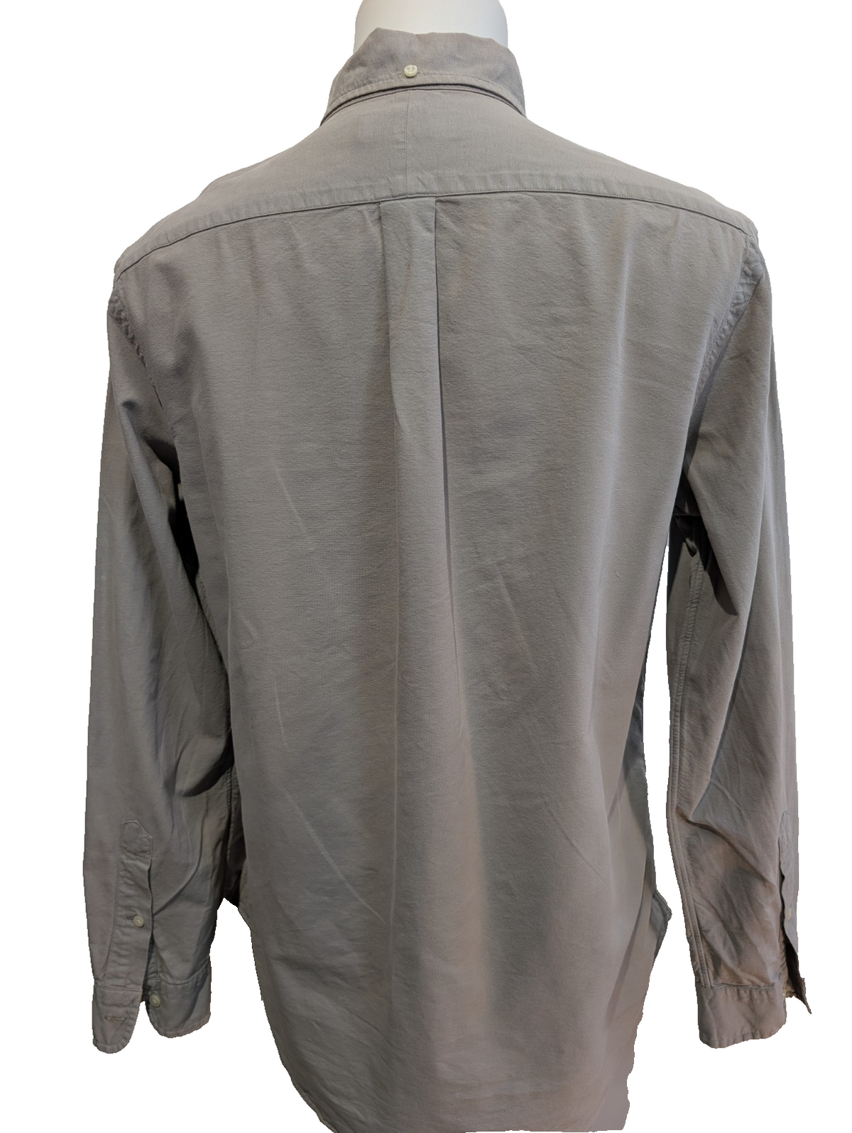 Chemise Ralph Lauren M Crème Ivoire Shirt Button Down Coton Manches Longues 3141