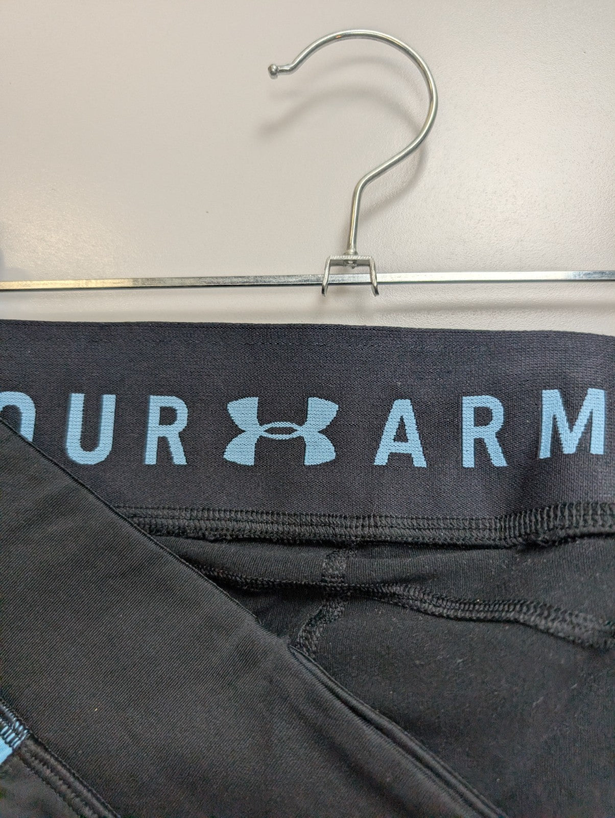 Pantalon Legging Under Armour Compression Noir & Bleu - Femme Taille M
