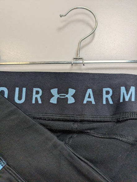 Pantalon Legging Under Armour Compression Noir & Bleu - Femme Taille M