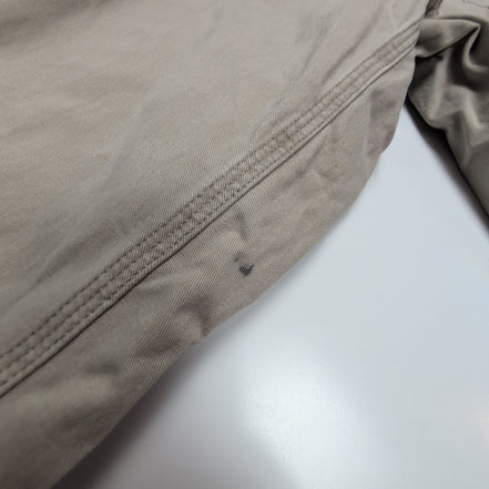 Chemise Wrangler RIGGS beige crème taille XL uni manches longues