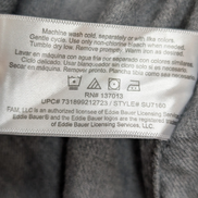 EDDIE BAUER Flanelle Grise XL Classique EE VINTAGE 100% Coton | 323S