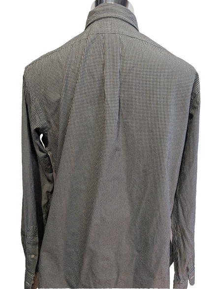 Chemise Polo Ralph Lauren Shirt L Custom Fit Carreaux Noir Button Down