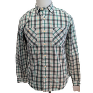 Chemise Levi's Vintage Carreaux Gris / Blanc / Vert Taille S manches longues