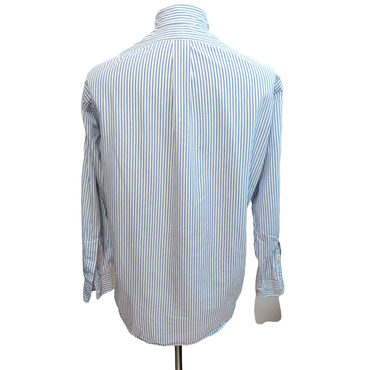 Chemise Ralph Lauren Blake S Bleu Rayures 100s Two Ply Coton Hong Kong