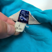 Chemise hawaïenne The Suringster L bleue brodée 100% soie manches courtes