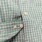 Chemise CHAPS verte à carreaux manches courtes taille L #143e