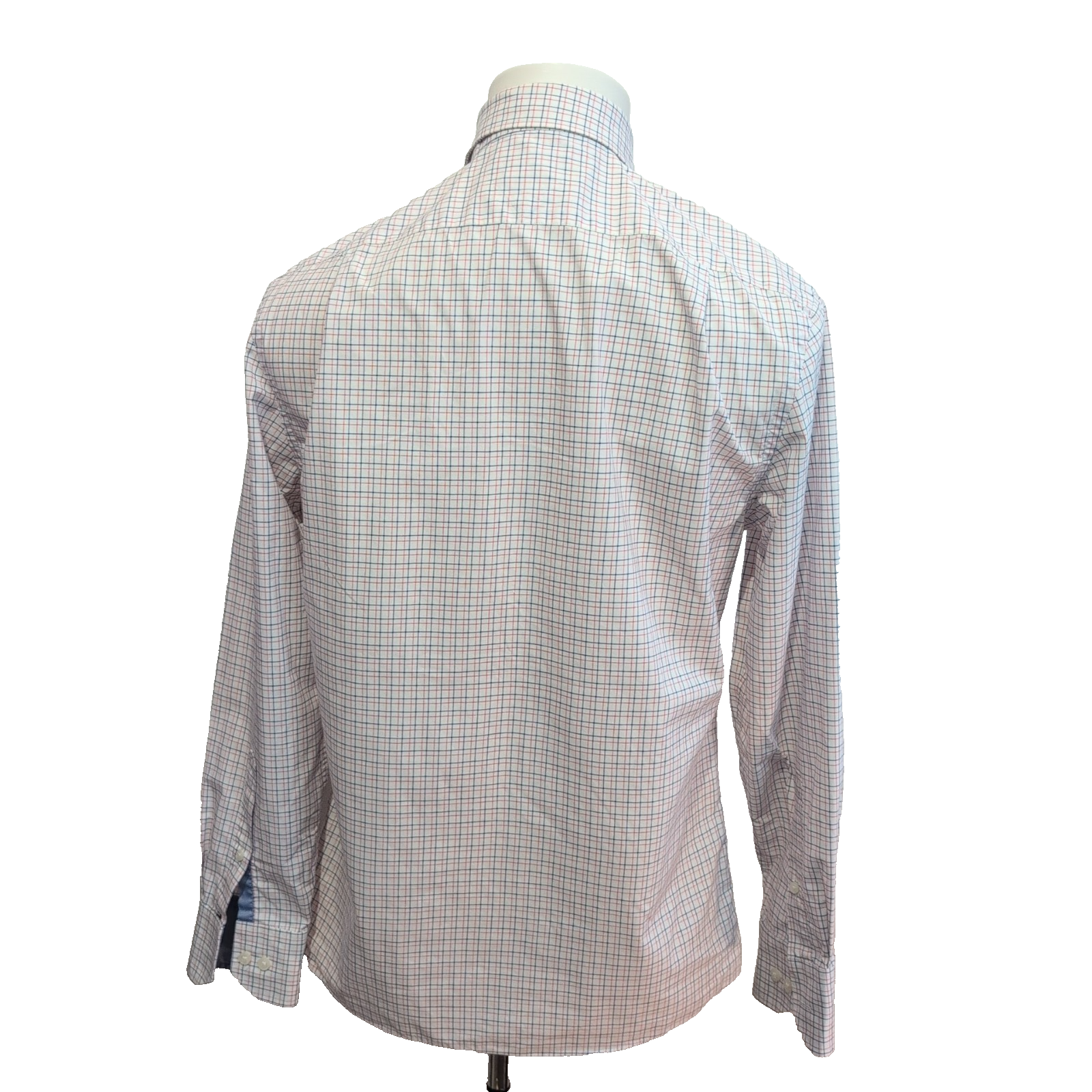 Chemise Tommy Hilfiger Wrinkle Free à Carreaux Bleu Blanc Rouge - Taille M
