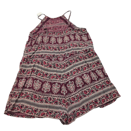 Combishort d'été American Eagle M Bordeaux Cachemire Coton Viscose