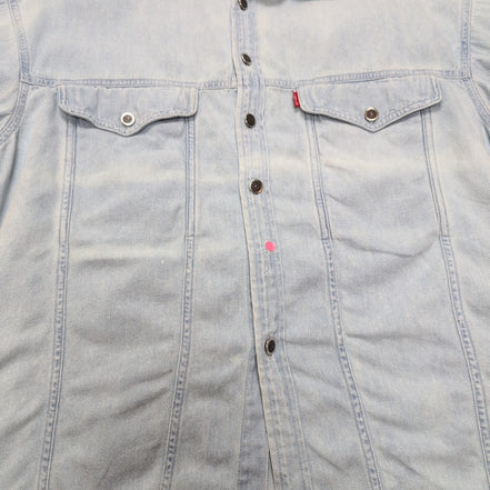 Chemise en jean Levi's bleu clair modèle rare à surcoutures Taille M