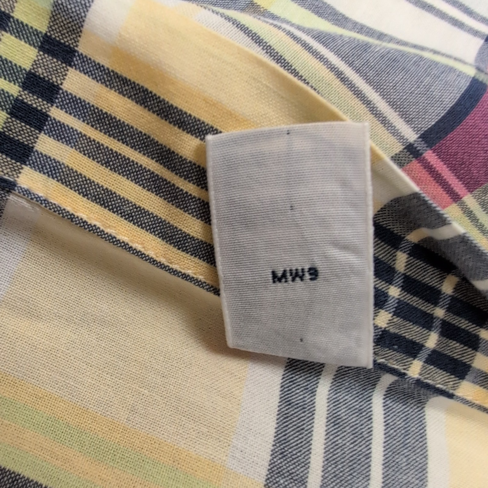 Chemise Ralph Lauren Classic Fit L Carreaux Jaune Bleu Rouge manches longues