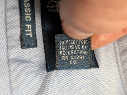 Chemise Ralph Lauren XL XXL Bleu Clair Classic Fit Shirt Button Down