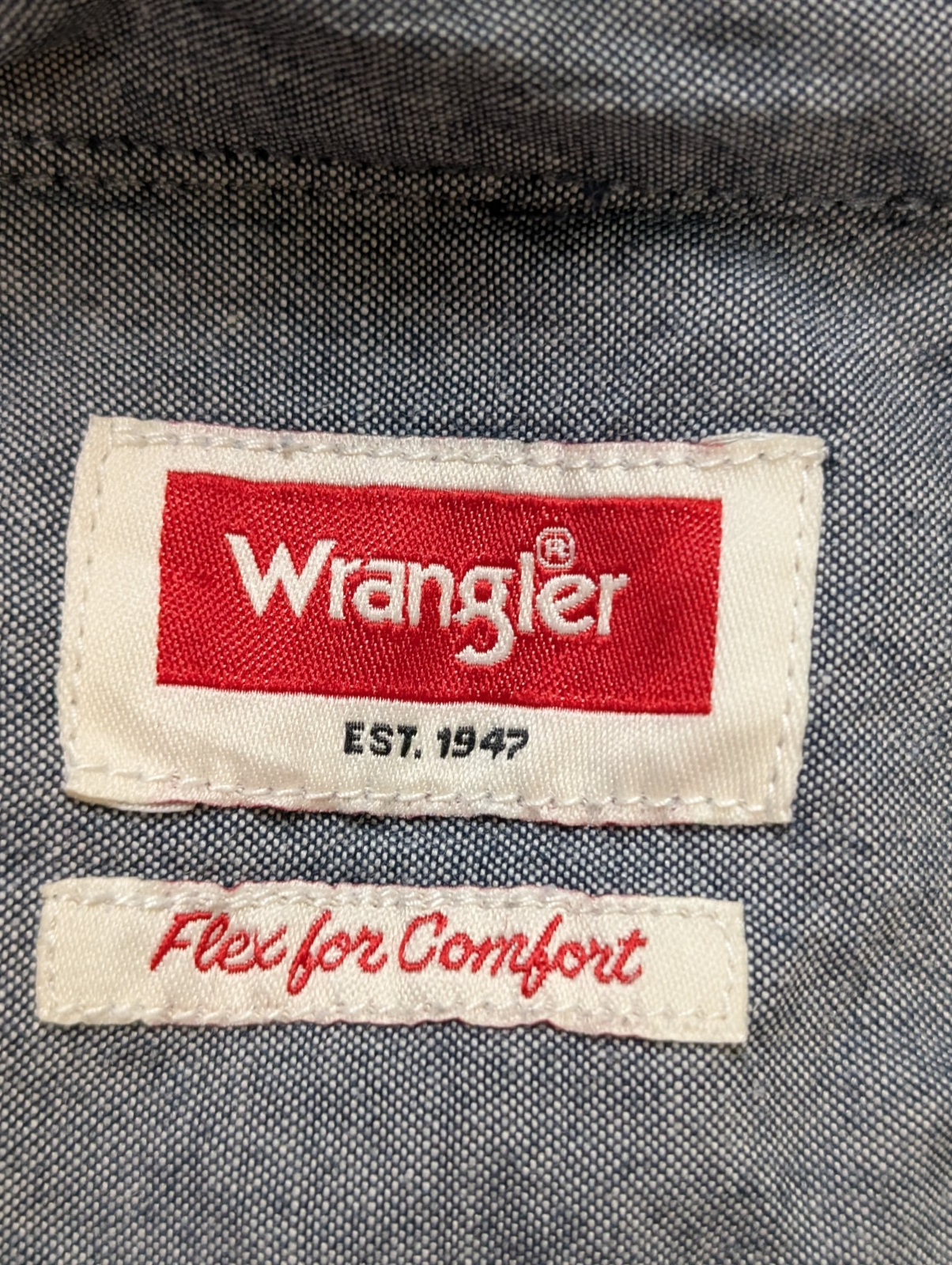 Chemise manches courtes Wrangler noir uni 2 poches taille L Homme