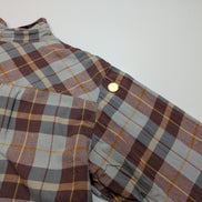 🏔️ Chemise COLUMBIA Taille L Flanelle Outdoor Carreaux Marron 2 poches