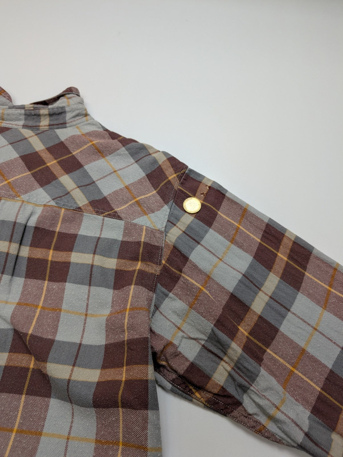 🏔️ Chemise COLUMBIA Taille L Flanelle Outdoor Carreaux Marron 2 poches
