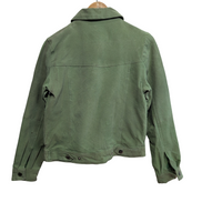 Veste cuir nubuck verte Rod's pour femme taille S #34c