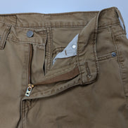 Pantalon Chino Levi's 514 W30 L32 Marron Clair Homme Coupe Jean Straight 👖🪵✨