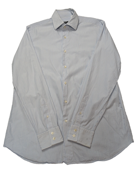 Chemise Hugo Boss bleu à rayures taille M/L #266m
