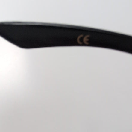 KAKIKO Lunettes de Soleil Ovales Noir Style Y2K Motif Mat et Brillant
