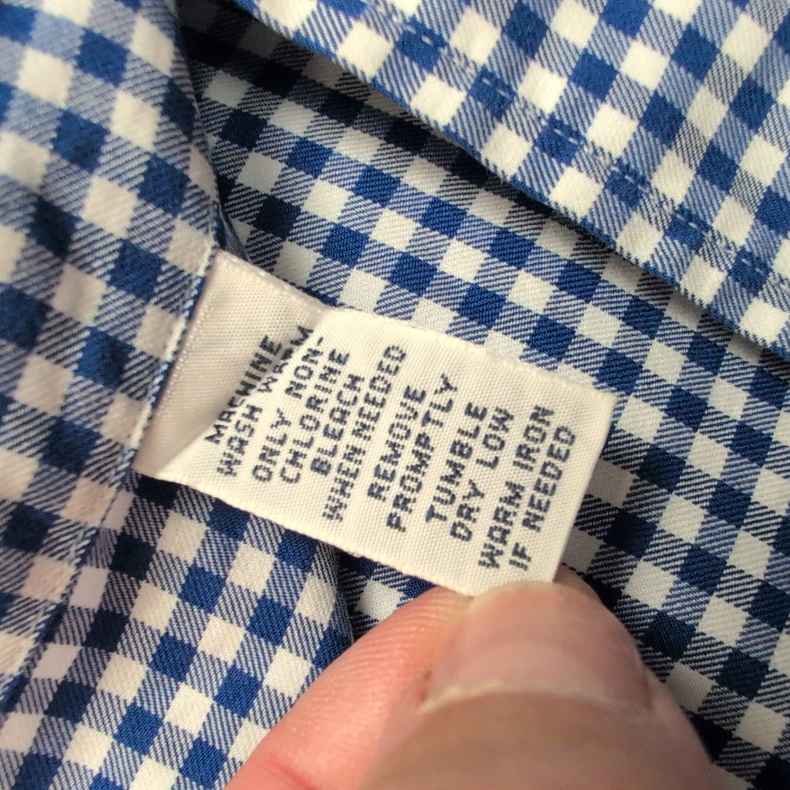 Chemise Ralph Lauren XL Classic Fit Bleu Marine Vichy Coton Excellent État