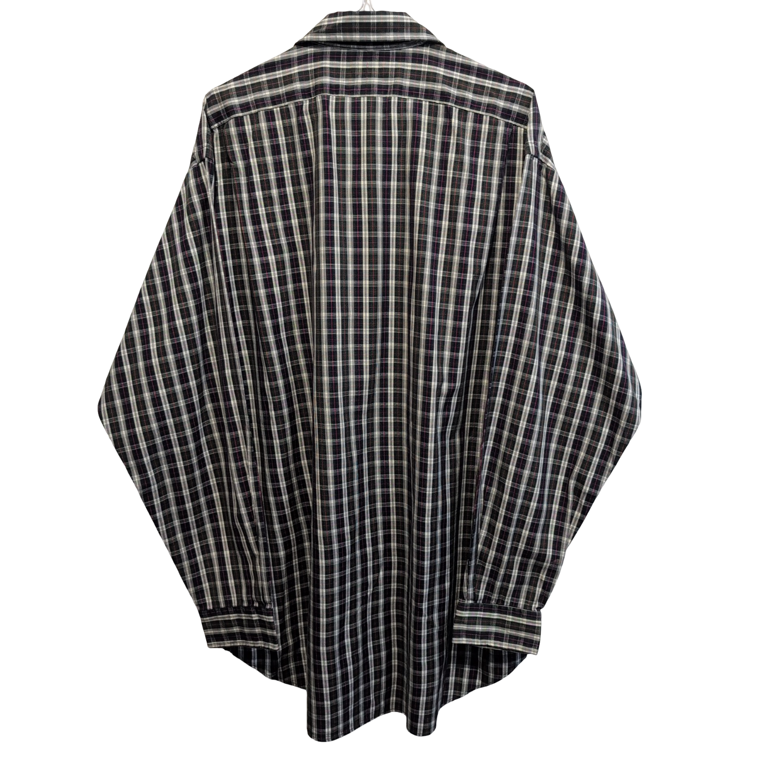 Chemise Ralph Lauren manches longues kaki à carreaux taille L #2811 18chfl