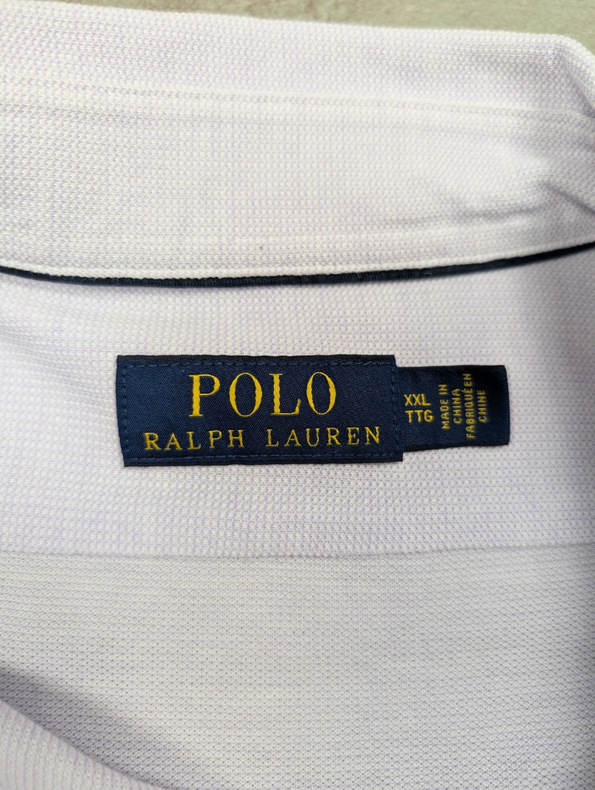 Chemise Ralph Lauren lila violet pâle manches longues taille XXL #2812