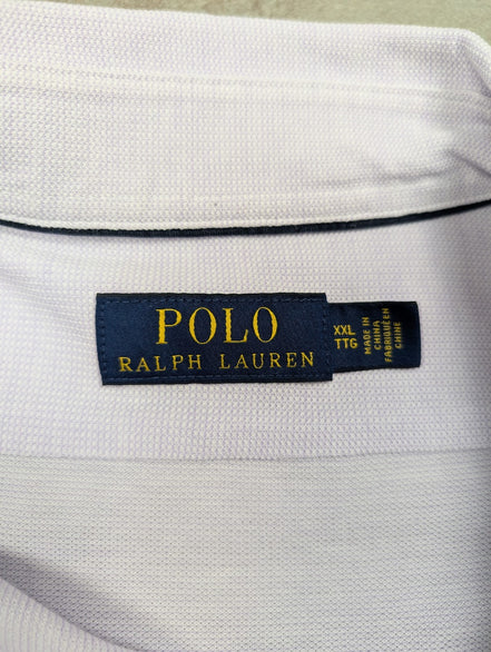Chemise Ralph Lauren lila violet pâle manches longues taille XXL #2812