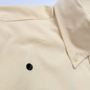 Chemise Ingram Made in Italy M/L Jaune Pâle 100% Coton Neuve Sans Étiquette