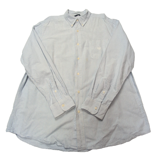 Chemise bleue à rayures taille XL #66e