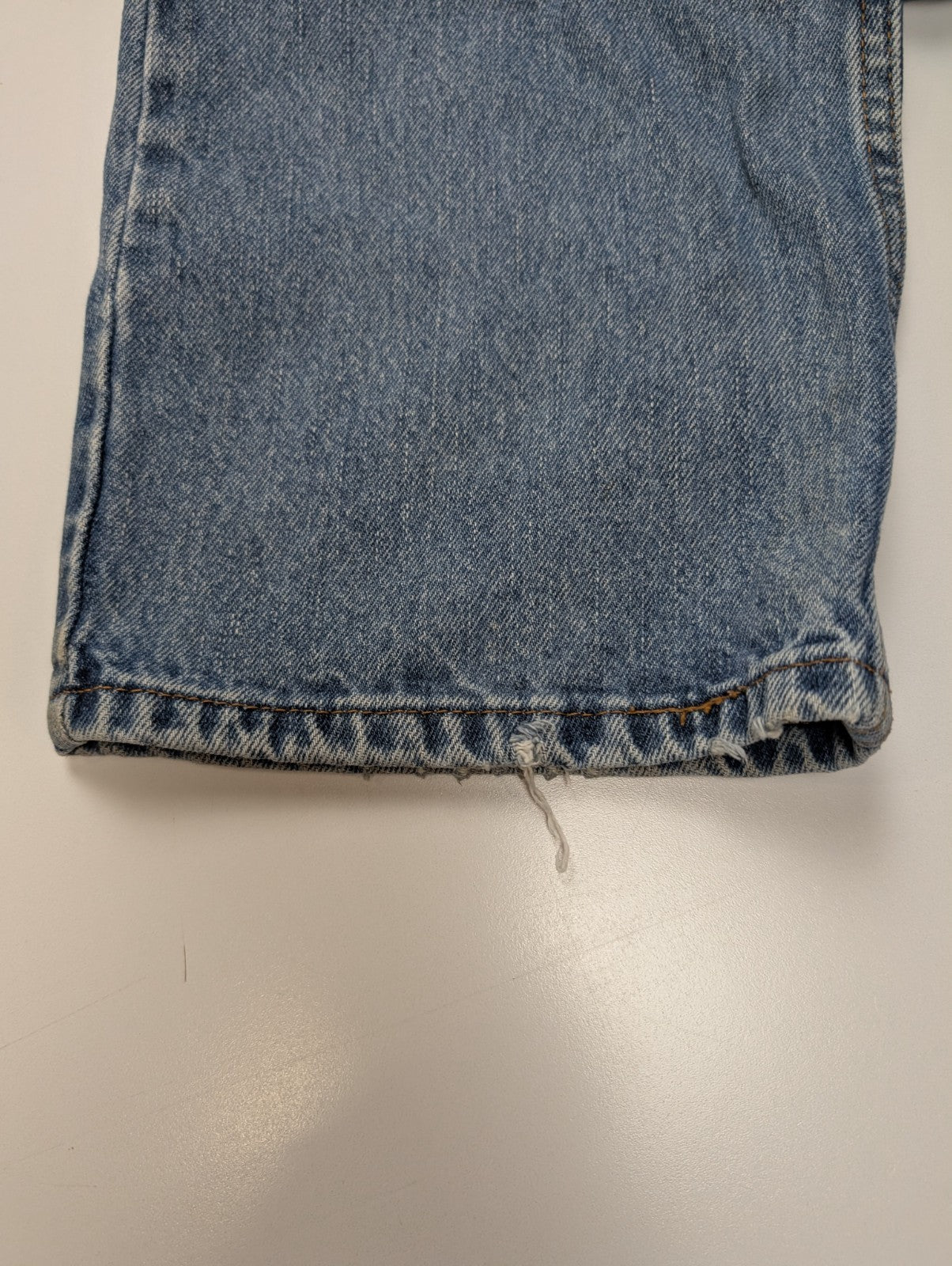 Jean Levi's 505 Regular Fit Vintage Homme W38 L30 Bleu Ciel Denim Light Wash
