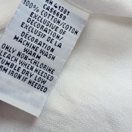 Chemise Ralph Lauren M Blanc Uni Manches Courtes Logo Marron manches longues