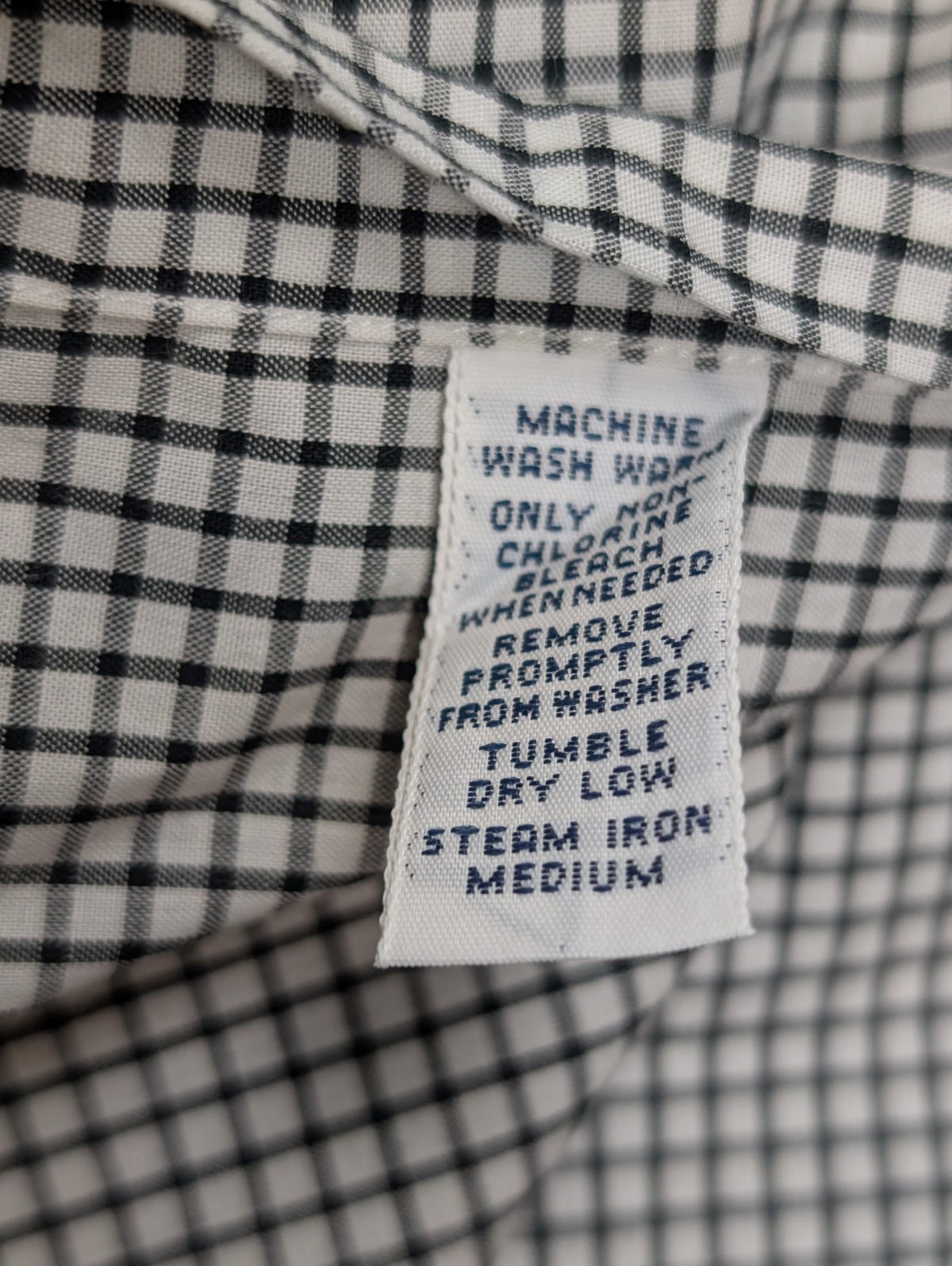 Chemise Ralph Lauren Blake L Noir Blanc Petits Carreaux Shirt Button Down