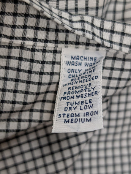 Chemise Ralph Lauren Blake L Noir Blanc Petits Carreaux Shirt Button Down
