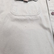 Chemise Wrangler kaki 2 poches logo brodé taille L manches longues homme