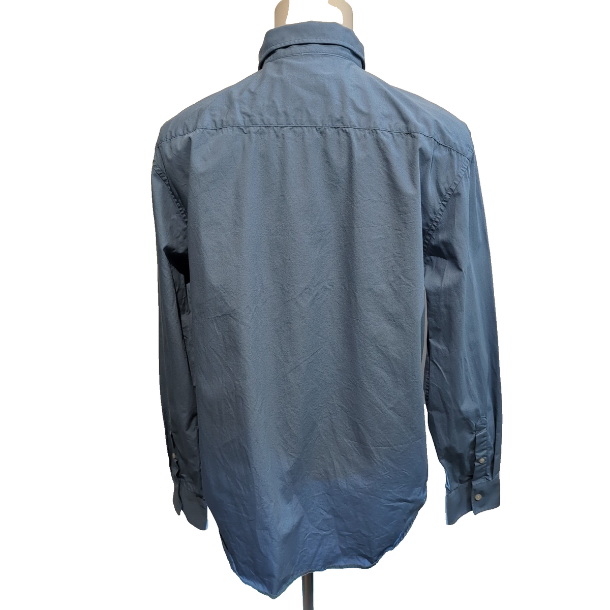 Chemise Esprit New York XXL bleu uni Regular Fit coton neuve sans étiquette