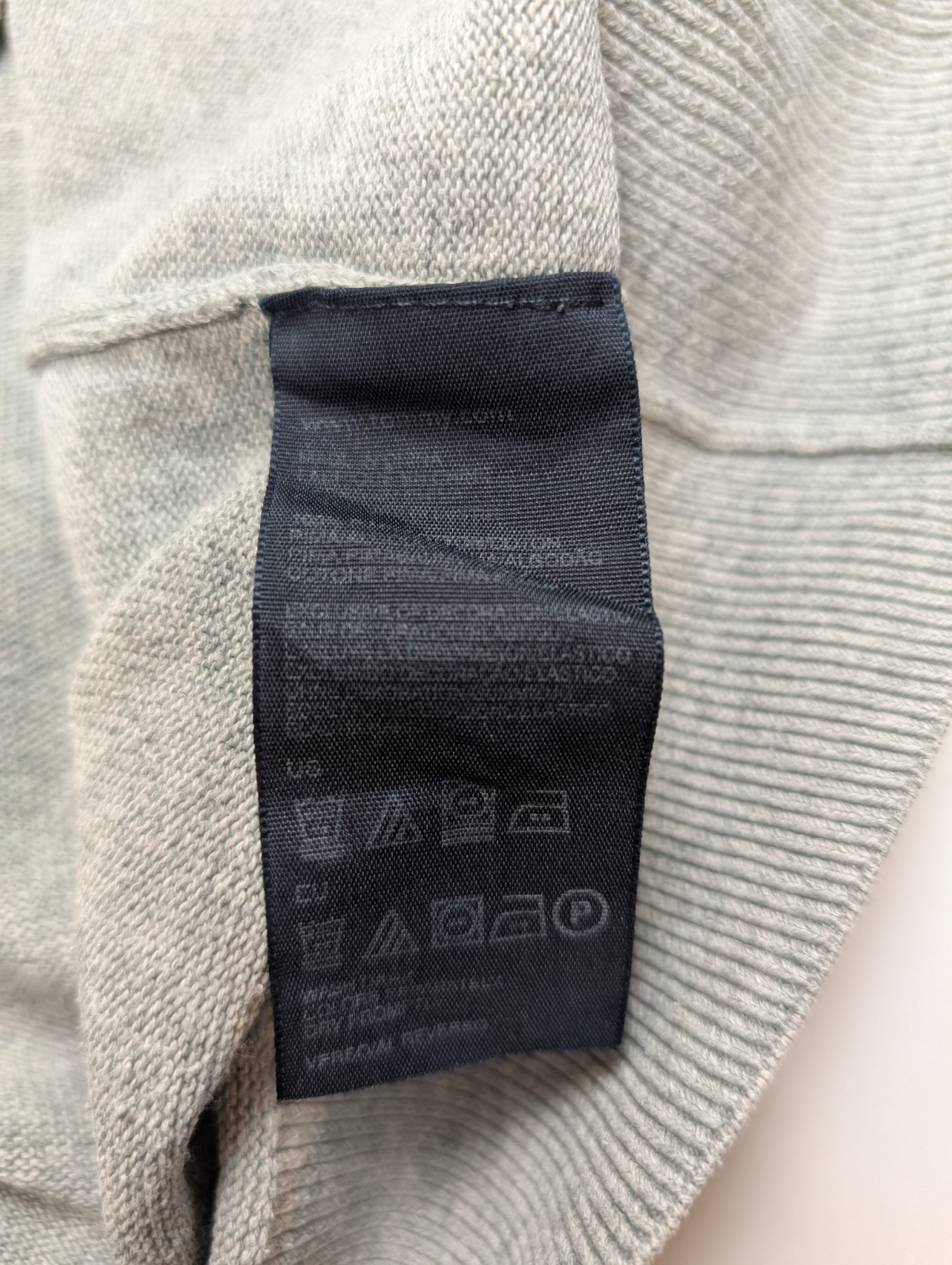 Pull Tommy Hilfiger - Col rond - Gris - 100% Pima Cotton - Taille XL/XXL