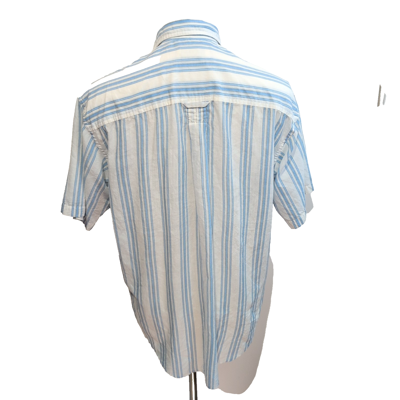 Chemise Levis Silver Label M Rayures Bleu 2 Poches Manches Courtes