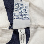 Polo rugby manches courtes Polo Ralph Lauren XXL rayures marine blanc Custom Fit