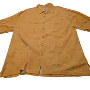 Chemise hawaïenne soie orange Jamaica Jaxx manches courtes taille L
