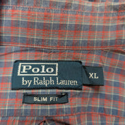 Chemise Polo Ralph Lauren Bleu blanc rouge à carreaux Taille XL - Excellent état